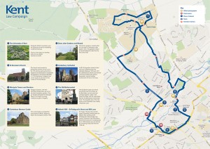 Legal Walk route