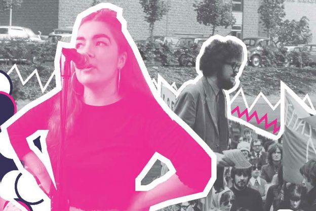 Cover image of the Radical Roots Youth Porject with a lady singing into a microphone